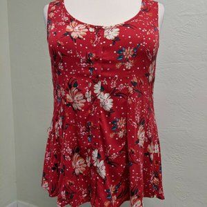 Torrid Size 2 Floral Fit & Flare Tank